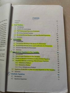 Class X Mathematics Textbook