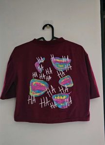 Graphic Cropped Tshirt