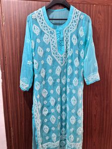 Chikankari Kurta With Spunk T Shirt Free