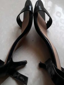 Black Heeled Sandals