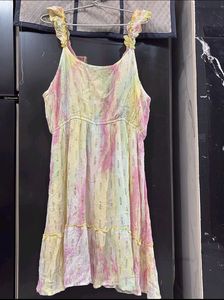 Price Drop🔽 Multicolored Tie Dye Frock🌷💓