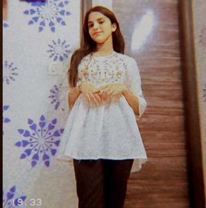 Embroidered Peasant Top