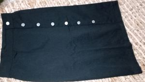 Popnetic Branded Black Skirt