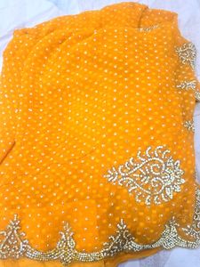 Elegant Yellow Saree