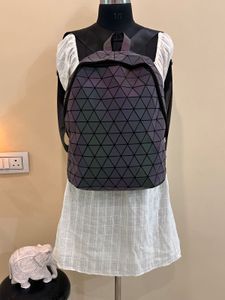 Geometric Reflective Backpack