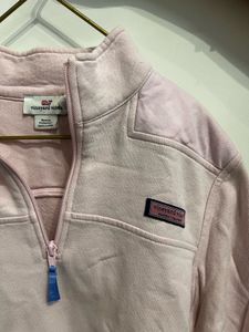 Vineyard Vines Foreign Pink Sweatshirt With A Zip