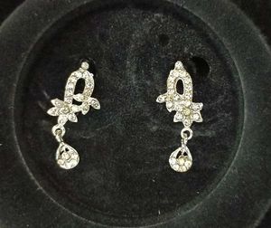 Necklace 🧣 Earring Silver Stone