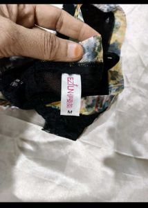 Black Lace Thong Panty