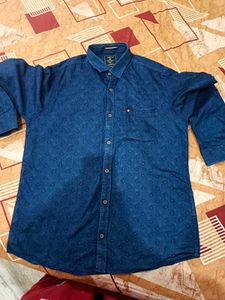 Blue Patterned Shirt