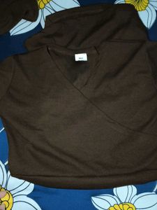 Brown Bodycon Long Sleeve Dress