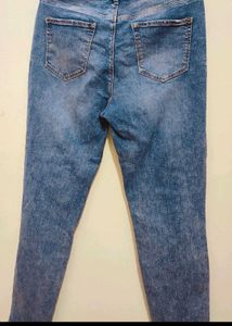 Blue Designer Jeans For Girl Or Woman 30 Waist