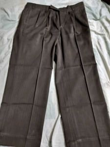 Reid And Taylor Men's Brown Striped Pants