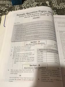 Oswal Cbse Question Bank Class 10-Social Science