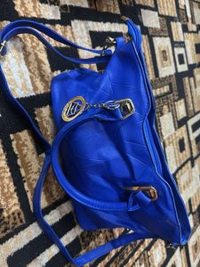 Bright Blue Shoulder Bag