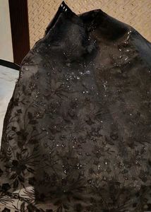 Elegant Black Lehenga Choli With Attached Dupatta
