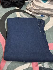 Dark Blue Denim Jeans