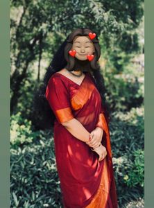 Elegant Maroon Saree