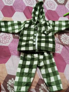 Cute Checkered Baby Outfit new only used once