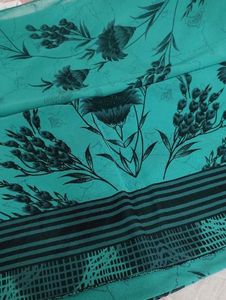 Unused Elegant Floral Georgette Saree