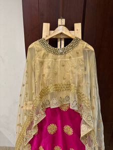 Brand New Cape Style Ethnic Gown