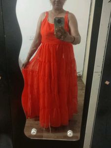 Layered Gown With Heavy Dupatta For Women And Girl