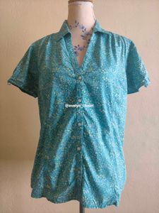 Floral Print Short Sleeve Shirt