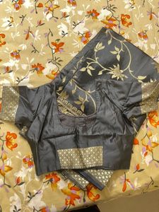 Combo Party wear Sari With Stitched Blouse
