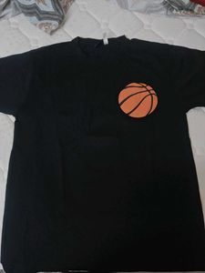 Black Printed Tshirt