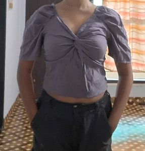 Chic Twisted Crop Top