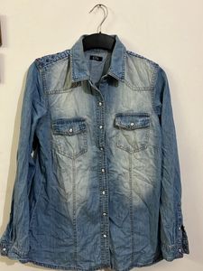 Boho Denim Shirt
