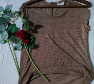 Orginal Zara Basics Brown Top