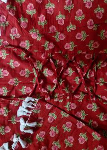 Red Floral Print Outfit