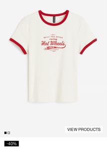 H&amp;M Printed Hotwheels Edition T-shirt
