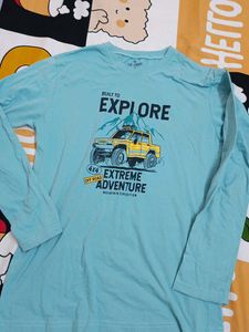 Blue Graphic T-Shirt
