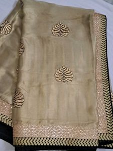Golden Saree
