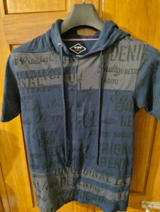 OG Lee Cooper Graphic Hoodie Tee Size S