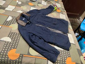 Navy Blue Jacket Winter Korean