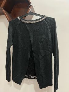 Black Embellished Sweater