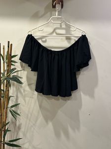 Black Off-Shoulder Top