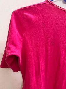 Pink Short Sleeve Top