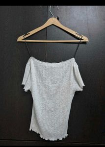 h&amp;m Cute Gray Top