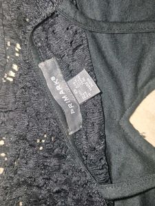 Black Lace Bralette-XS