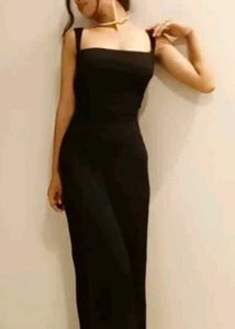 Backless Black Dress
