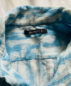 Zudio Blue And White Shirt