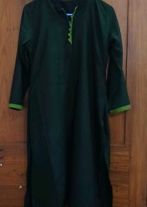 Dark Green Kurtha