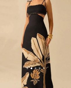 printed A line dress