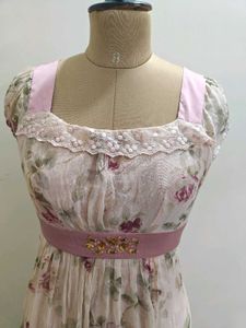 Floral Chiffon Midi Dress