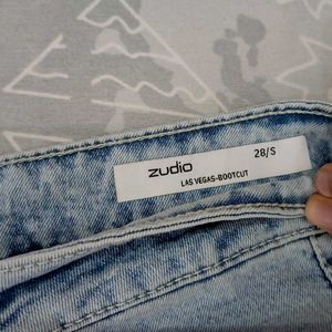 Blue Bootcut Jeans