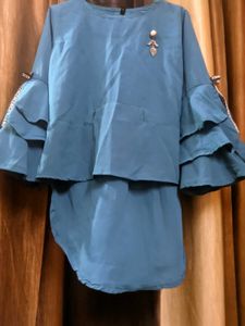 Stylish Mareen Blue Top