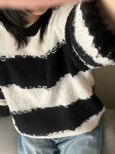 Striped Knit Sweater